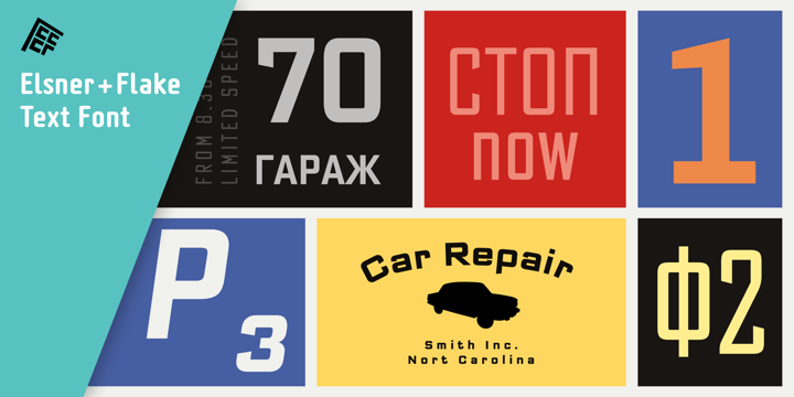 Bank Sans EF Font Family插图1