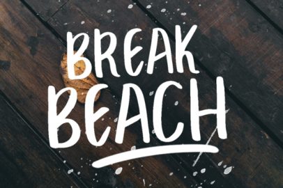 Break Beach素材之家精选英文字体
