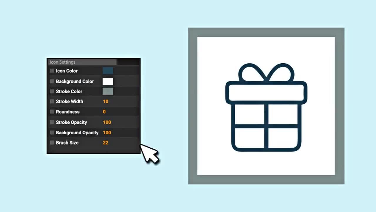 包含声音效果的动画平面图标素材库精选AE模板