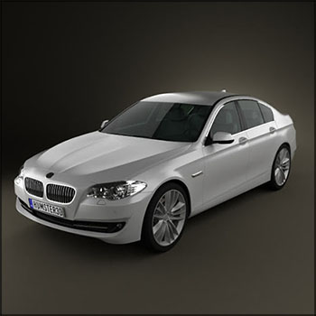 宝马BMW 5 series sedan 2011 素材之家精选3D模型