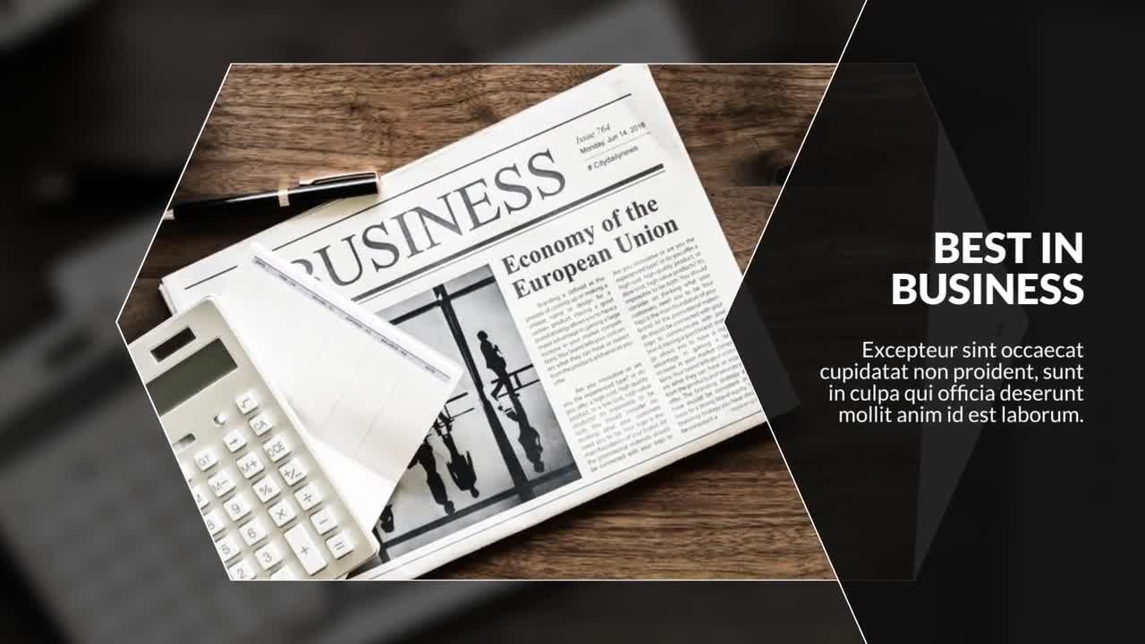 菱形特效企业宣传动画素材库精选pr模板