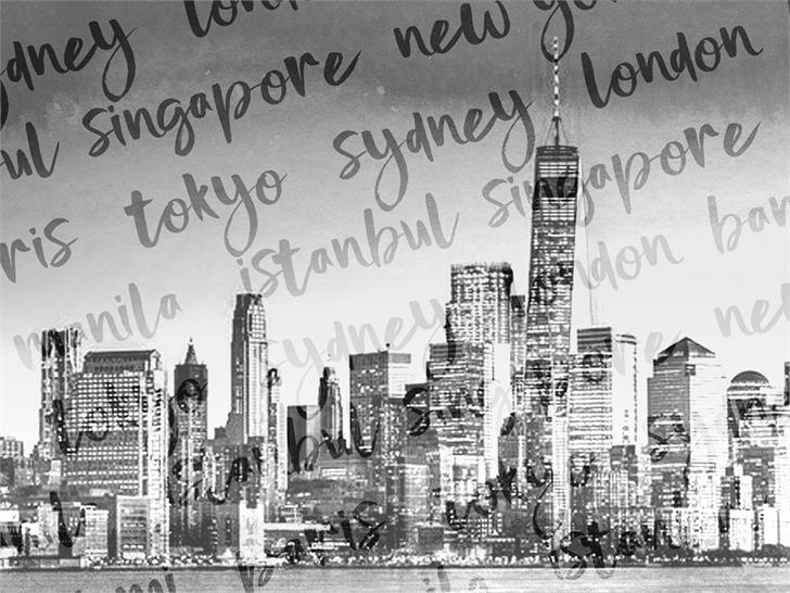 Nightype font插图7