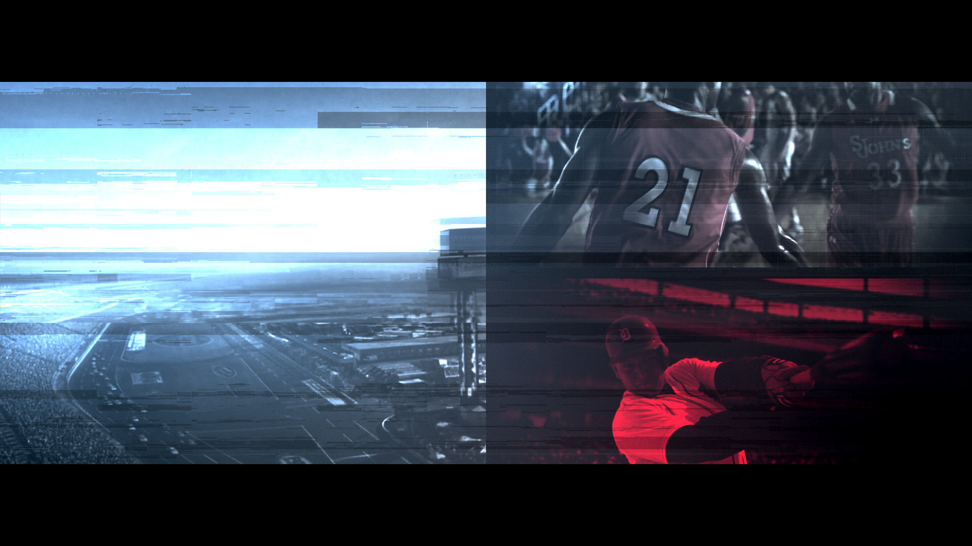 开场小故障动作预告片素材库精选AE模板