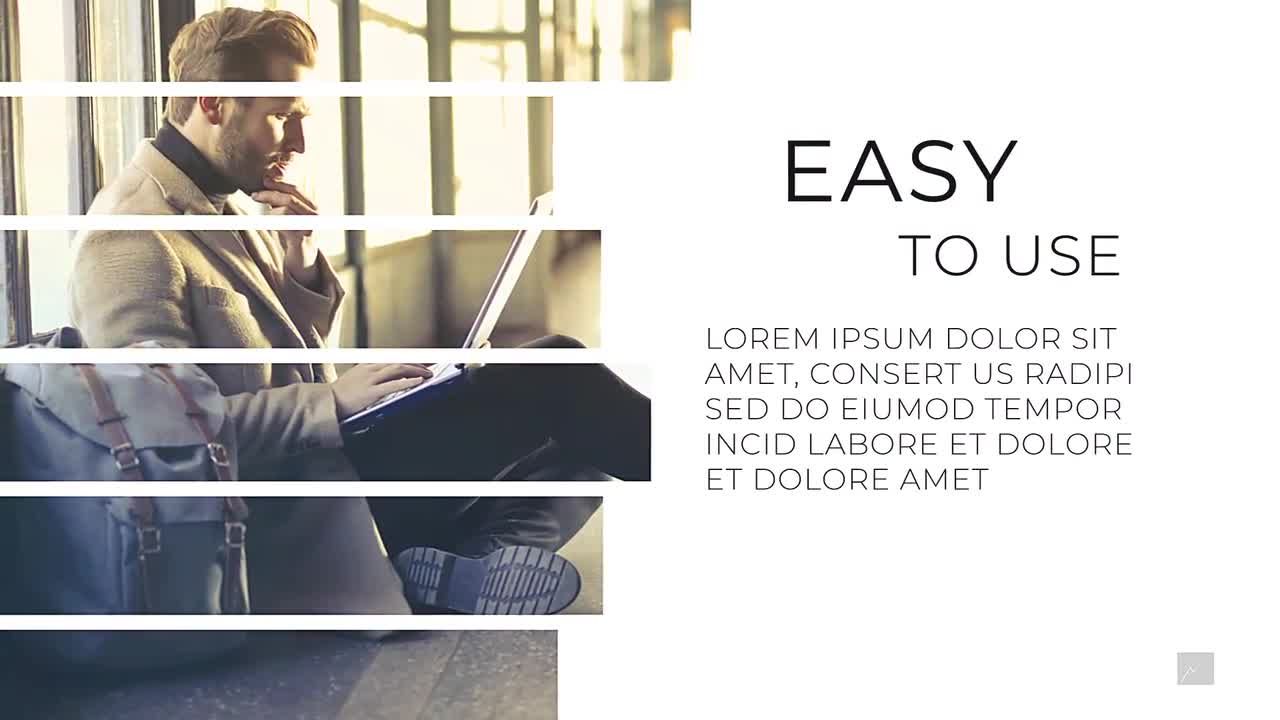 业务演示企业幻灯片转场素材库精选AE模板