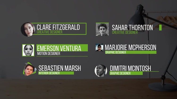 12个文本占位符演示文稿素材库精选AE模板