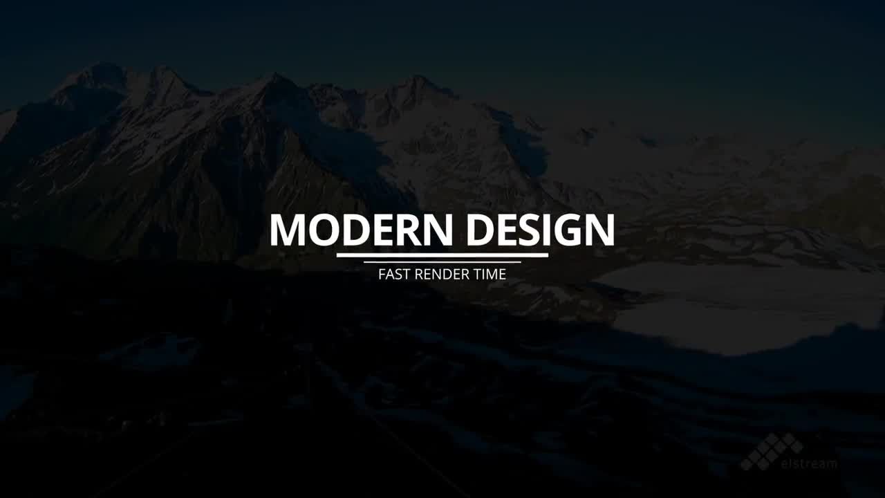 10个干净现代的全屏标题或低三分之一素材库精选pr模板