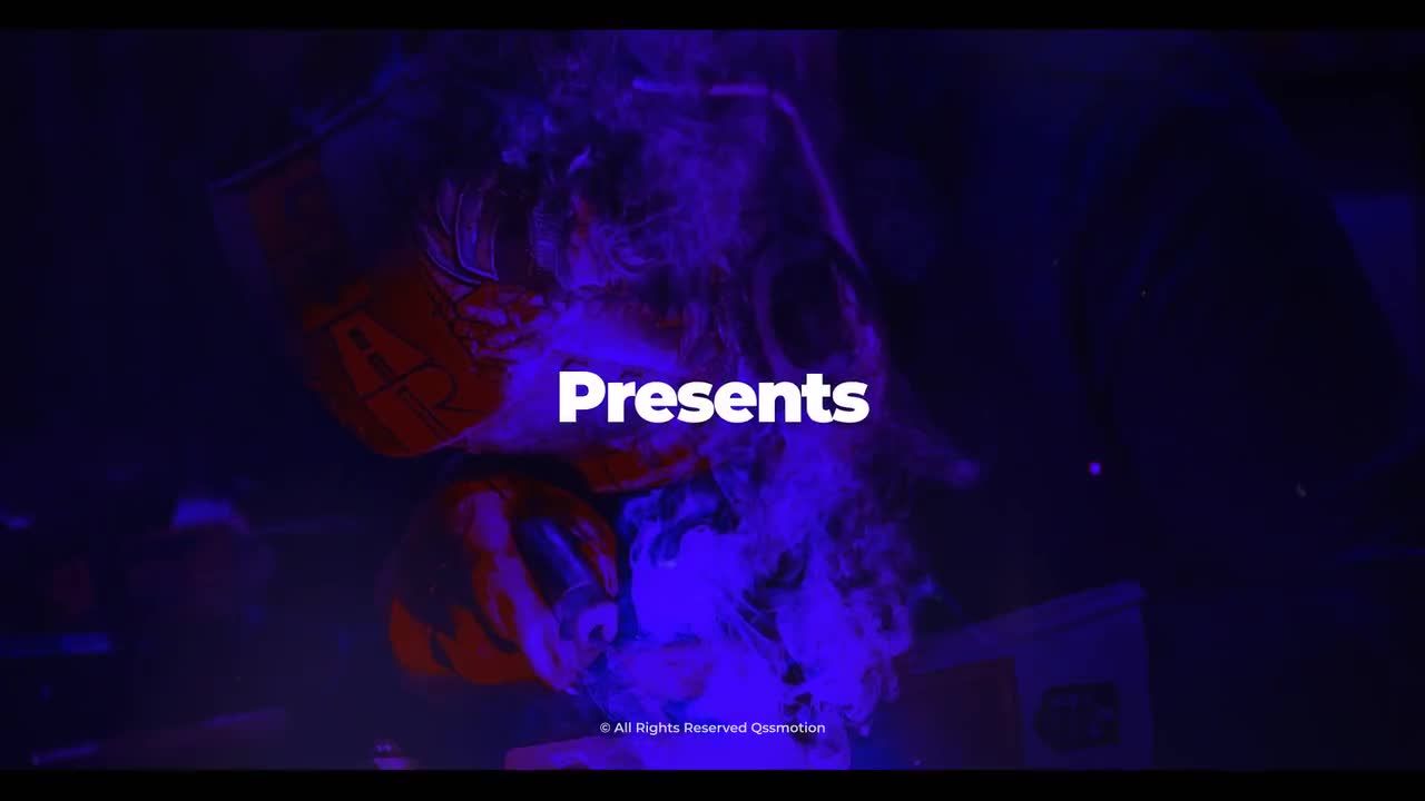 嘻哈节拍动画开场素材库精选AE模板