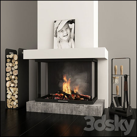 欧式壁炉及配件素材之家精选3D模型