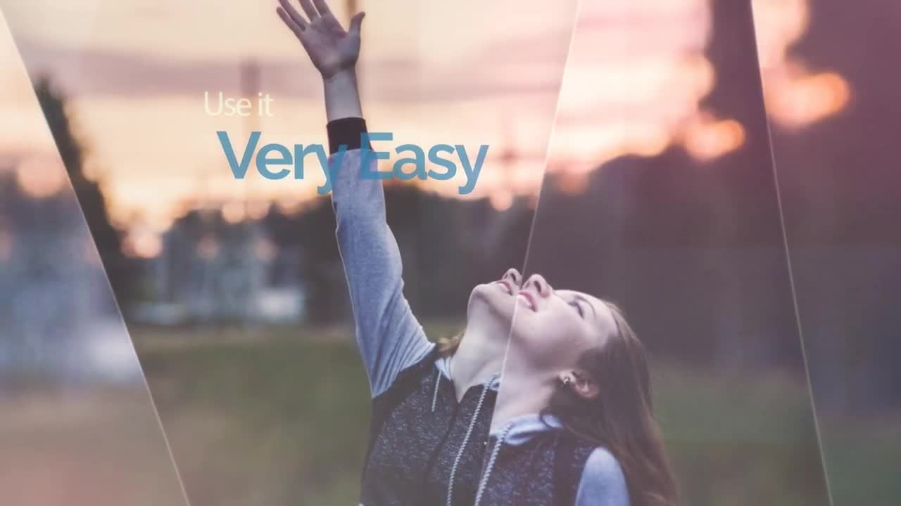 干净设计的光线泄漏效果素材库精选AE模板