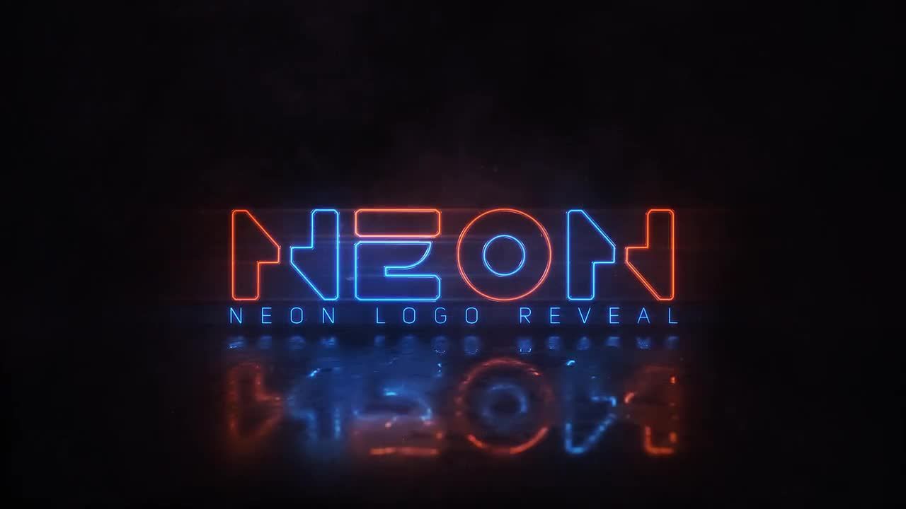 明亮动态的动画霓虹灯标志素材库精选AE模板
