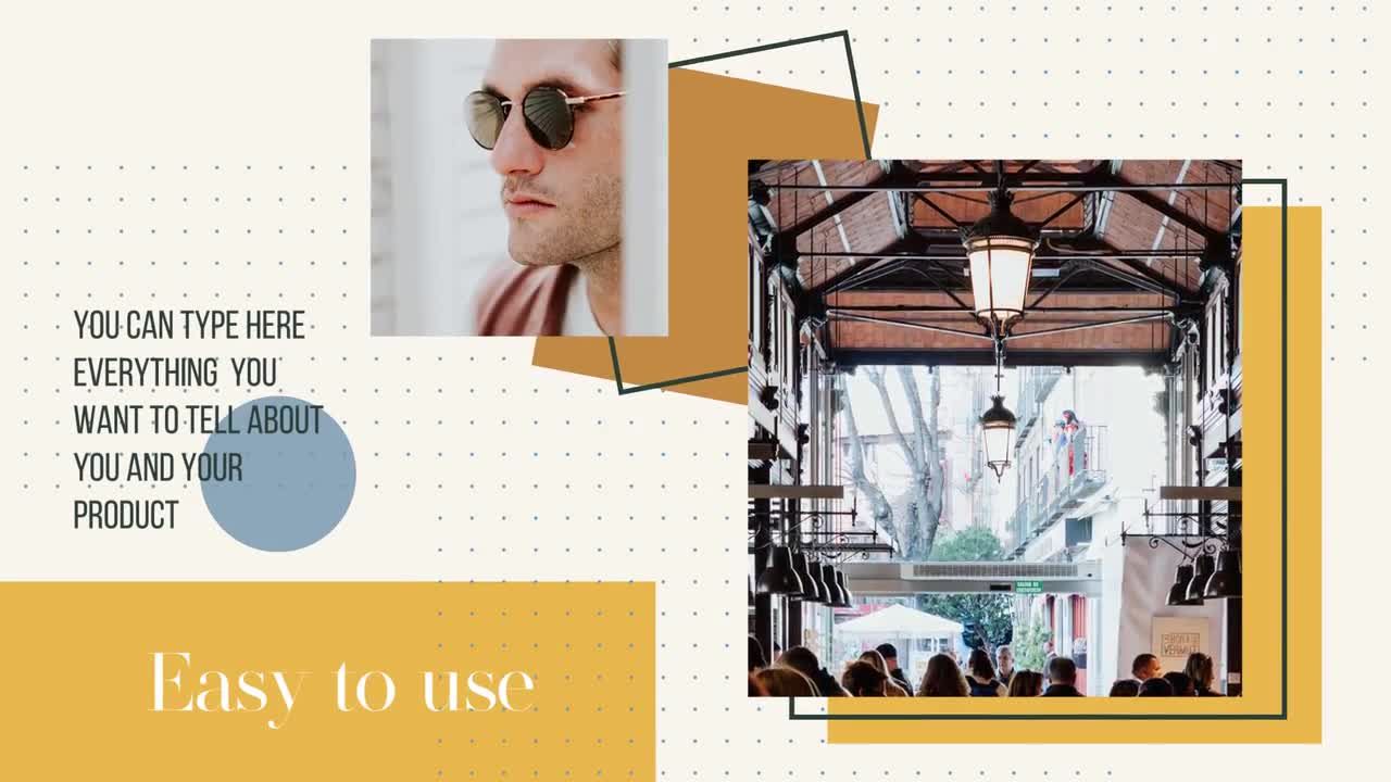 创意优雅的幻灯片动画开场PR模板