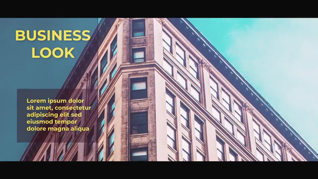 简单创意动画开场视频素材库精选AE模板