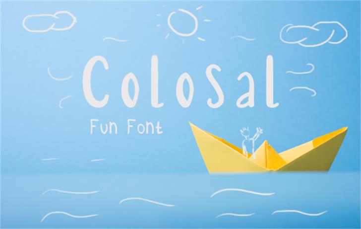 Colosal font插图 Colosal font插图