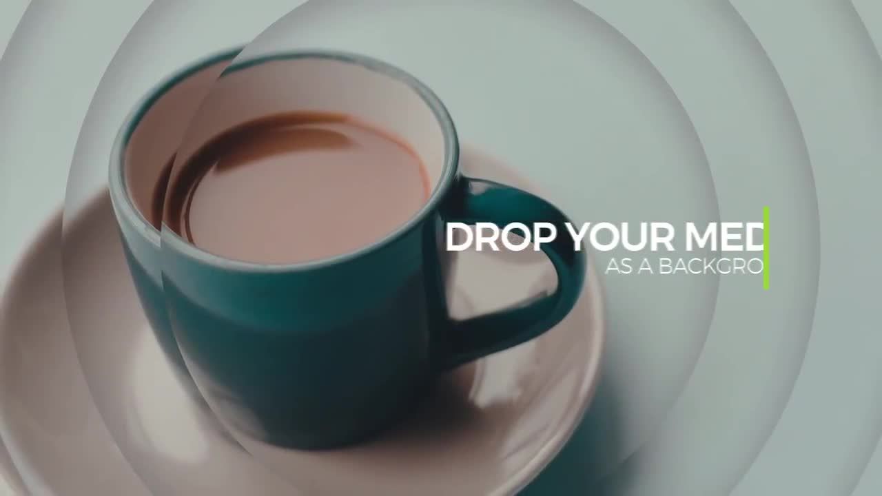 简单视差幻灯片素材库精选AE模板