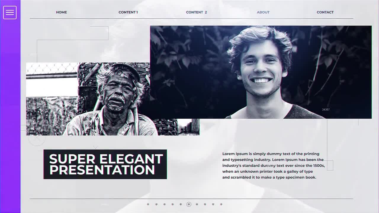 时尚简约网络设计演示素材库精选AE模板