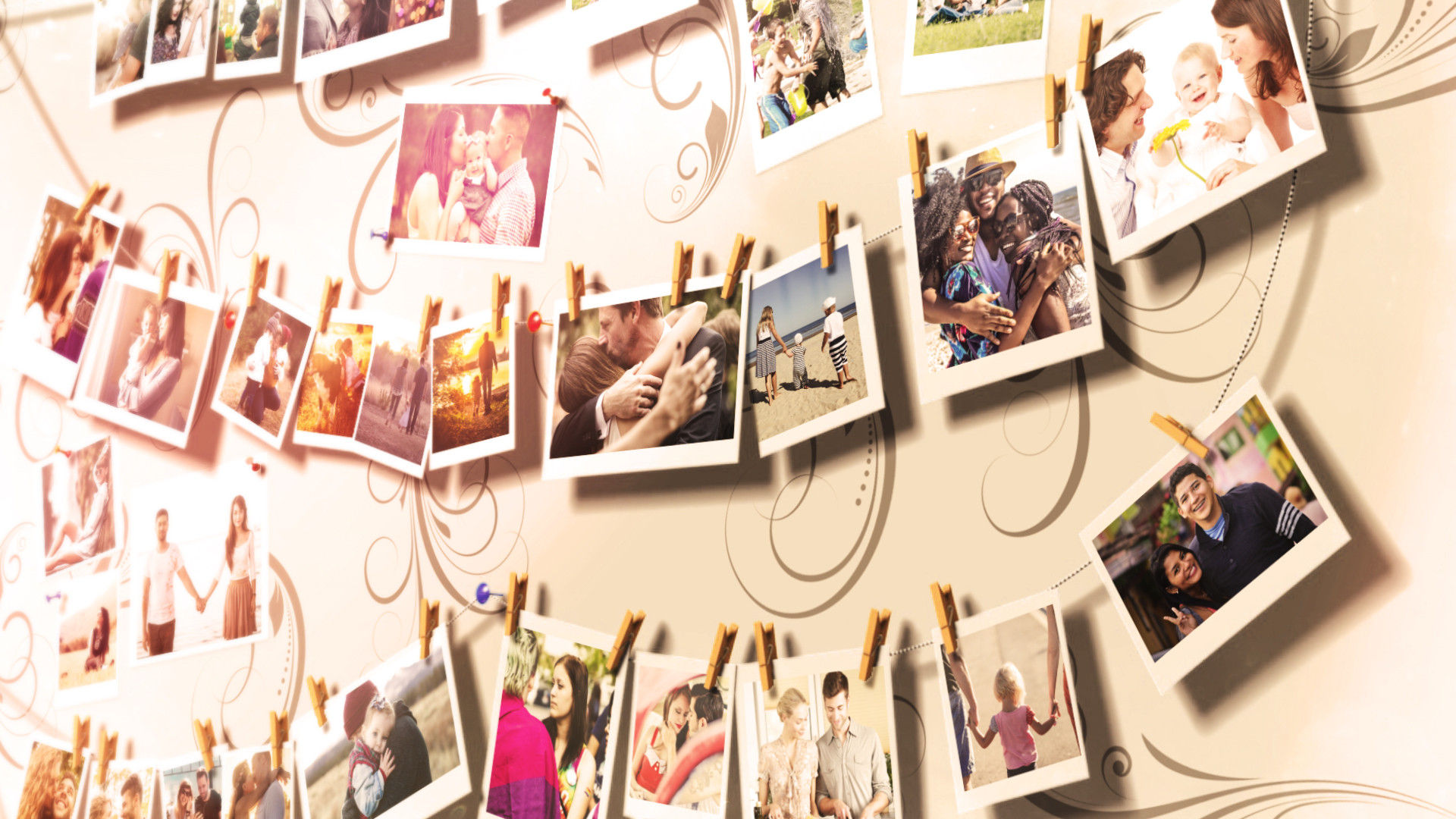 梦幻照片幻灯片素材库精选AE模板