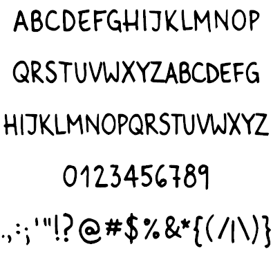 Stop Yelling font插图1