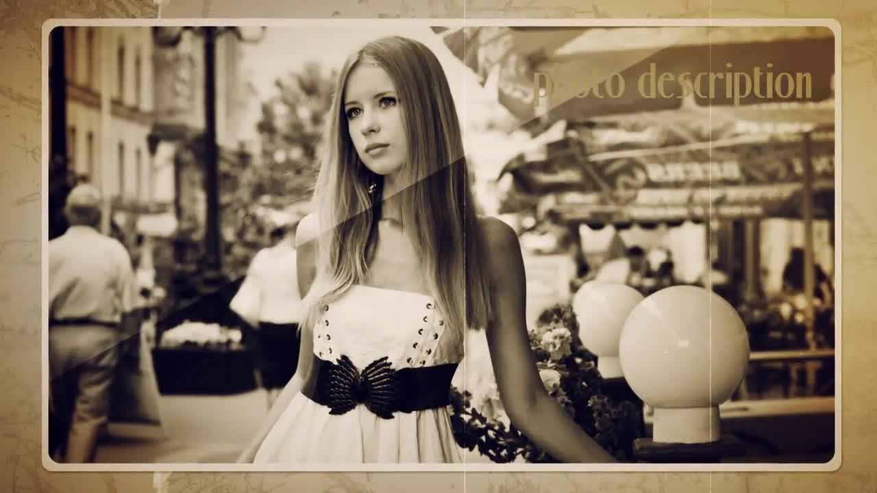 很酷的复古光泽电影外观ae模板