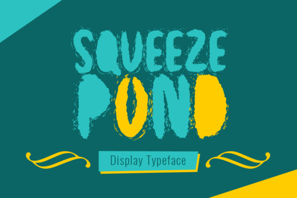 Squeeze Pond Font素材之家精选英文字体