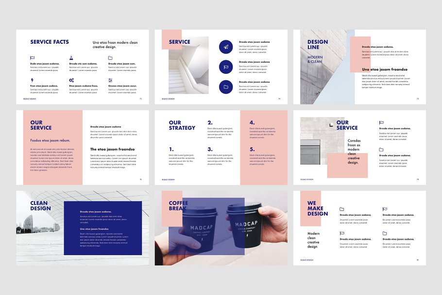 创意设计公司路演PPT幻灯片模板 BILBAO – Powerpoint Template + Bonus插图(12)