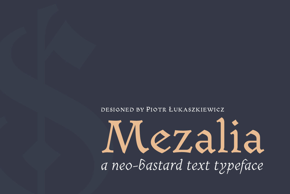 Mezalia Font Family素材之家精选英文字体