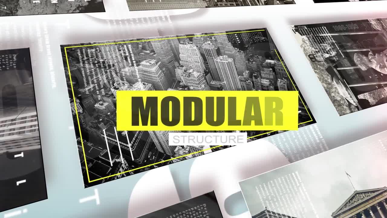 4K纪录片时间轴展示媒体素材库精选AE模板