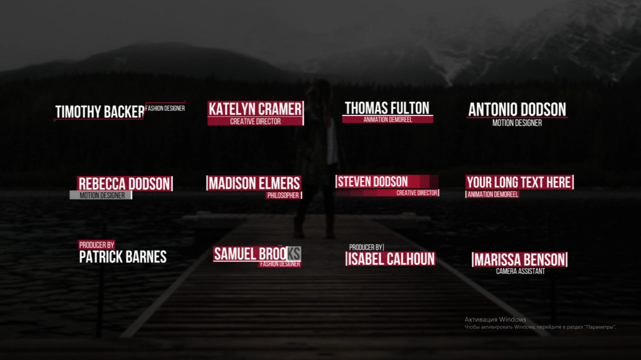 简洁商务风格标题字幕条动画素材库推荐PR模板