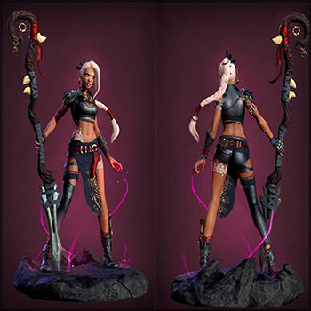 灵魂萨满游戏人物素材之家精选3D模型