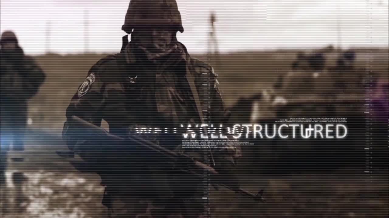 技术毛刺设计片头片尾素材库精选AE模板