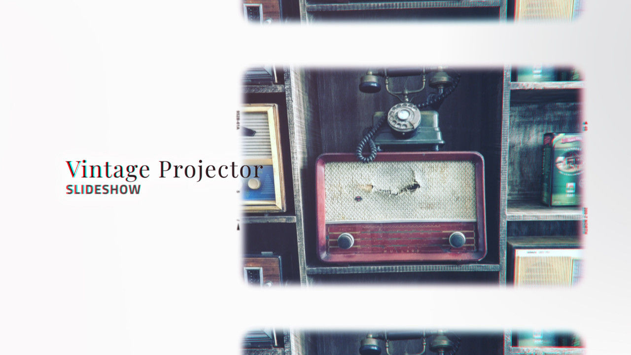 整齐的照片幻灯片展示素材库精选AE模板