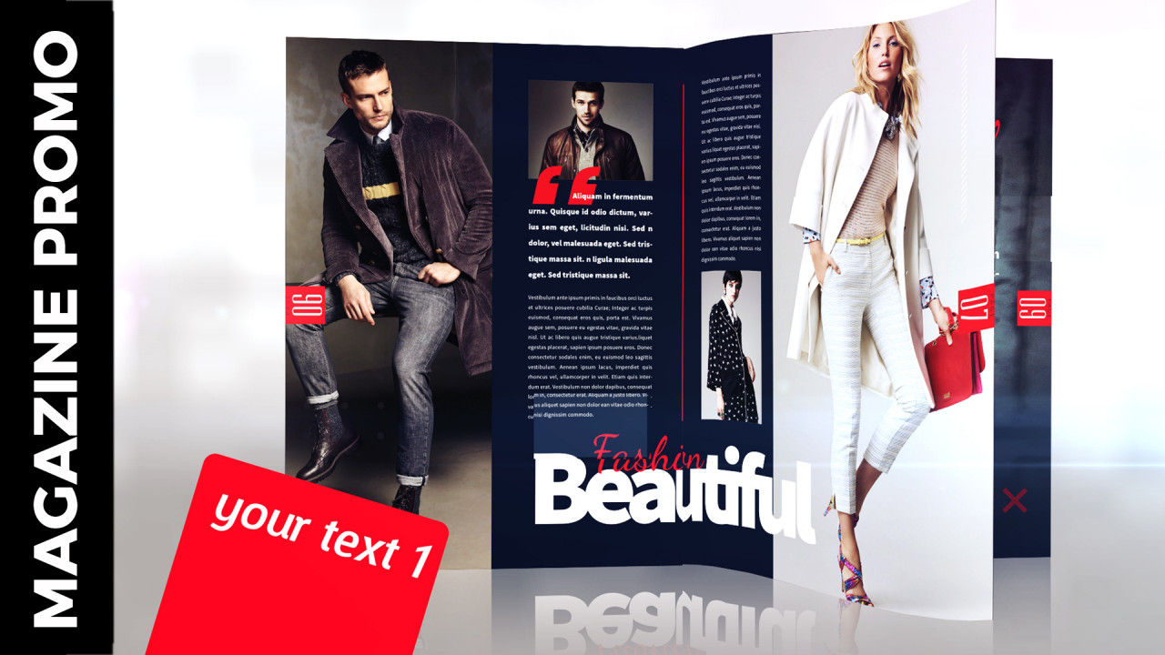 杂志宣传动态动画素材库精选AE模板