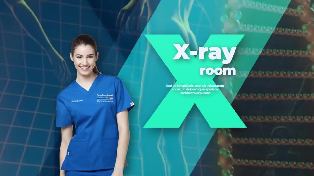 干净且专业的诊所简介素材库精选AE模板