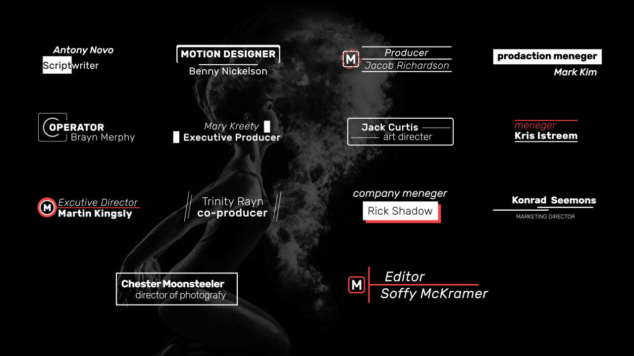 14个平滑外观和简单动画的艺术字全屏标题素材库精选AE模板