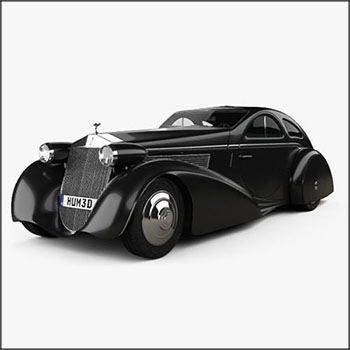 Rolls-Royce Phantom Jonckheere Coupe 1934 汽车素材之家精选3D模型