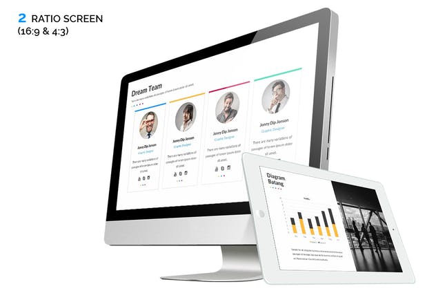 多用途数据信息图表类型PPT幻灯片模板 Omega Powerpoint Template插图(2)