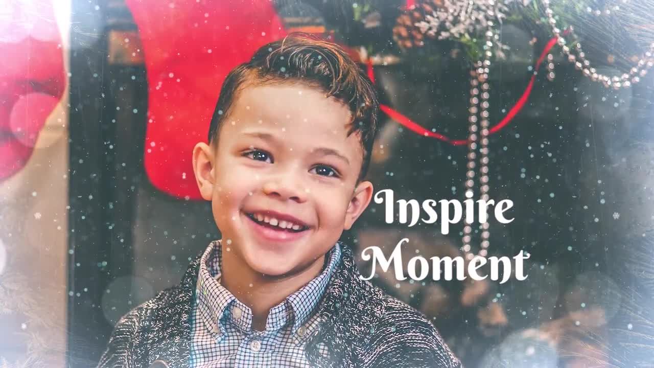 全新创意的圣诞节假期幻灯片素材库精选pr模板