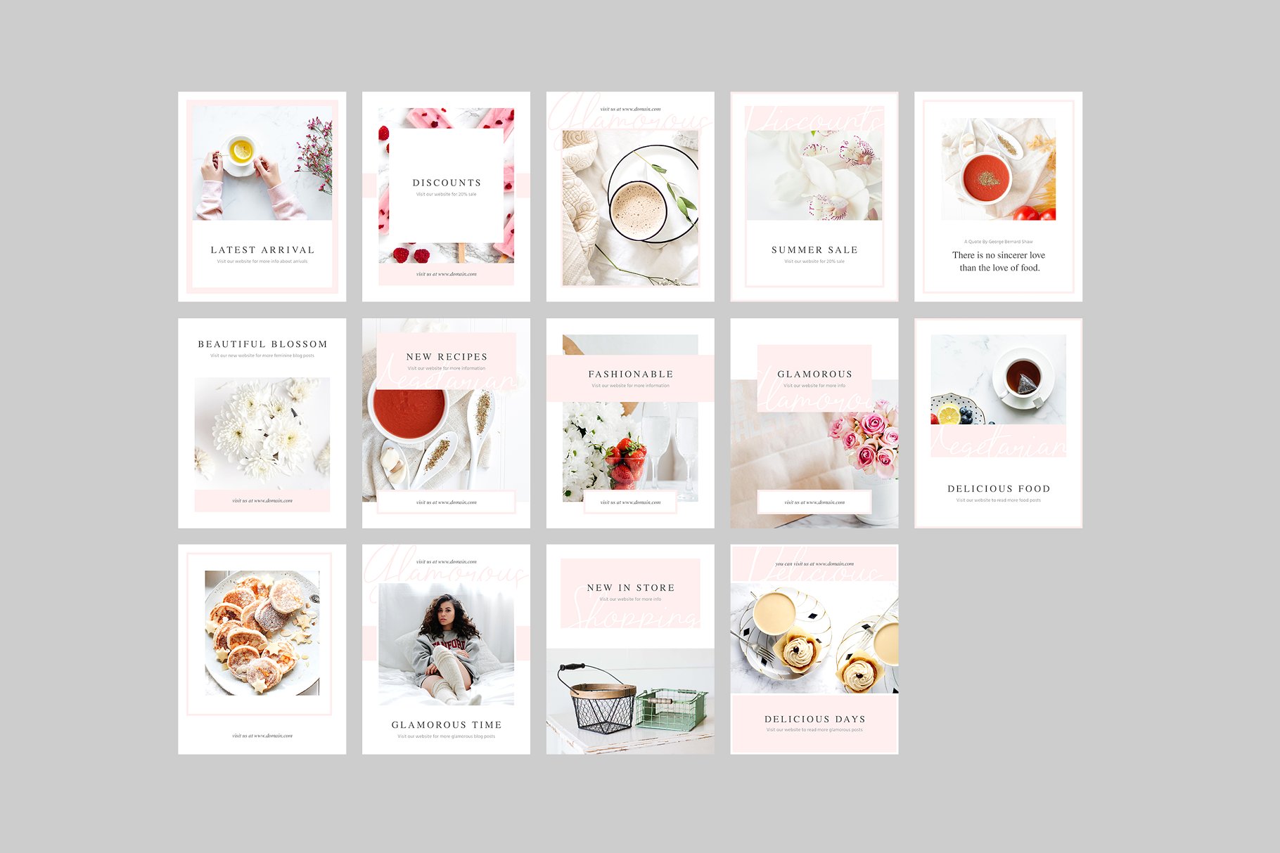 简约生活社交媒体贴图模板素材库精选 San Francisco Social Media Pack插图(4)