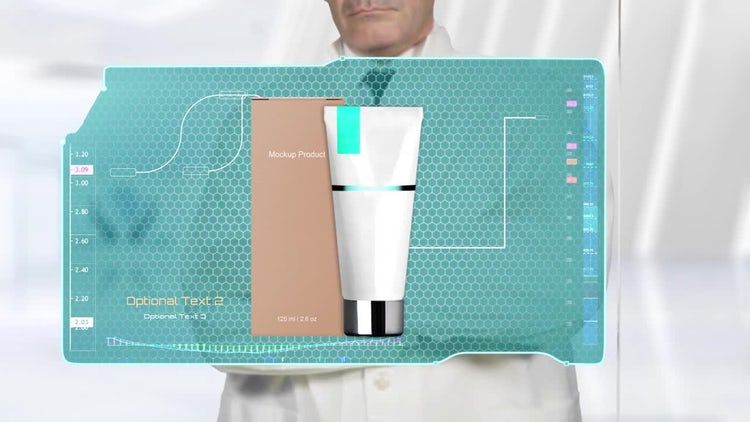 医生介绍药品整洁且组织良好的素材库精选AE模板