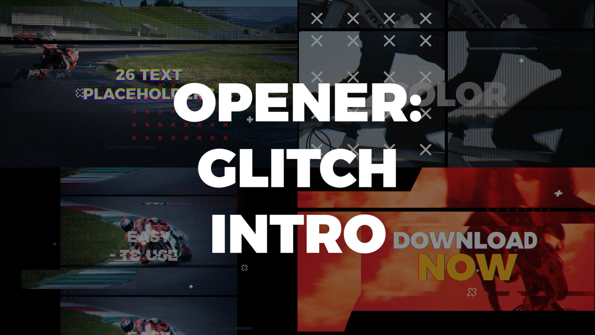 强大的宣传演示媒体素材库精选pr模板