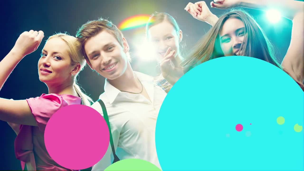 彩色球体滚动logo动画展示素材库精选AE模板