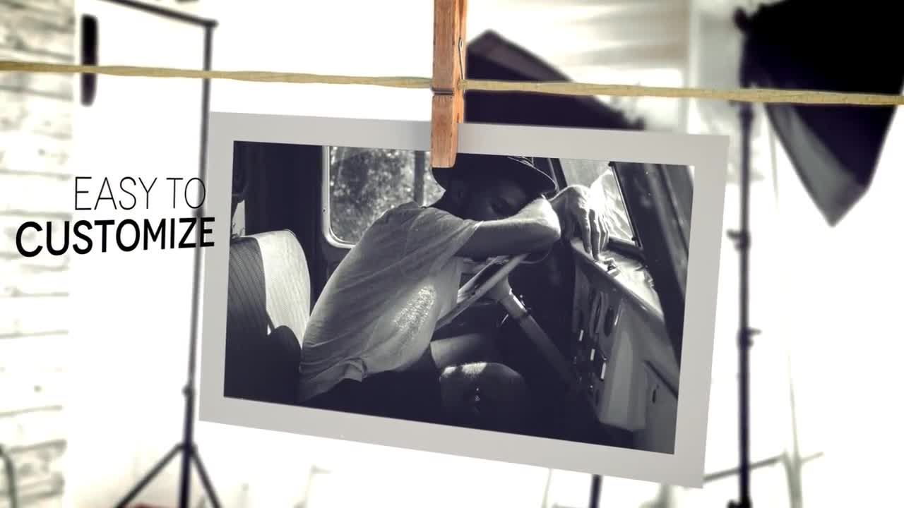 摄影拍摄照片展示素材库精选AE模板