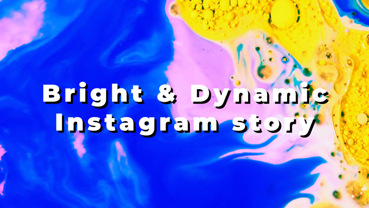 清新充满活力的Instagram动态素材库精选pr模板