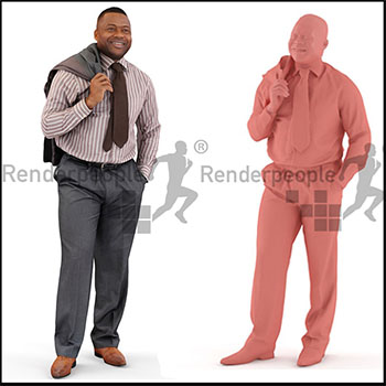 摆好姿势的男人素材之家精选3D模型