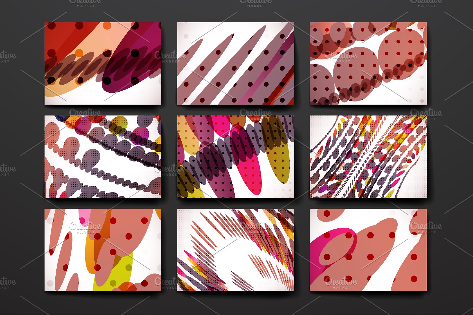 简约抽象样式标题&卡片模板 Beautiful Banners and Cards插图(14)