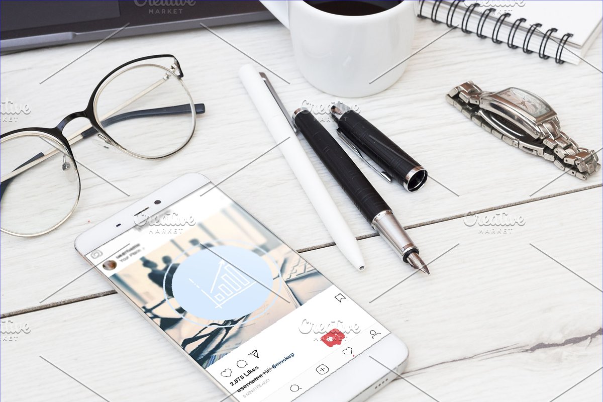 可爱的多元素社交媒体Instagram图标包插图(4)