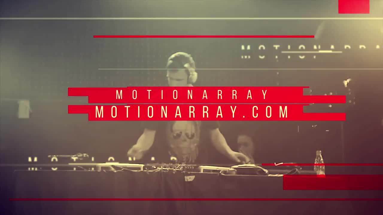 音乐节派对宣传促销素材库精选AE模板