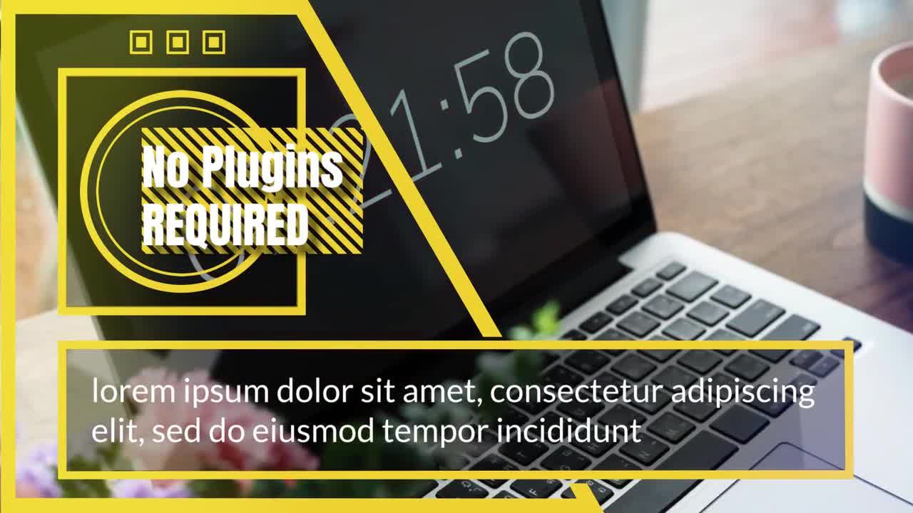 有趣的形状叠加和极简主义动画效果素材库精选pr模板