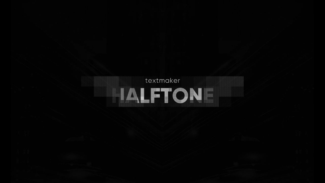 8种不同的数字半色调现代动画素材库精选pr模板