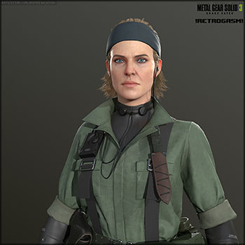 《合金装备3》噬蛇者的BOSS游戏人物素材之家精选3D模型