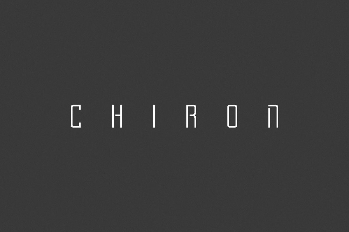 Chiron Font素材之家精选英文字体